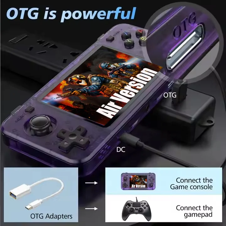 Air Version R36S R36H Classic PC Handheld Video Retro Gaming Console - 图片 4