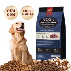 批发散装高蛋白有机无谷物100%天然干狗粮-高肉含量低脂肪，有益皮肤和毛皮健康