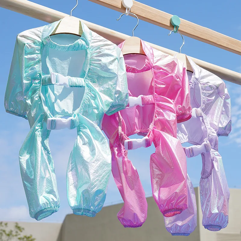 Spring Summer Dog Dustproof Dirt-Resistant Insect-Repellent Lightweight Four-Leg Pants Leg Protectors Dog Clothes Cat Clothes - Image 4