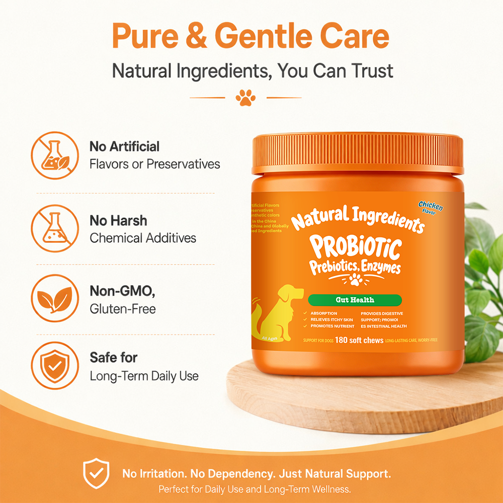 Probiotic Gut Health Soft Chews for Dogs, Chicken Flavor, 180 Count - Image 9