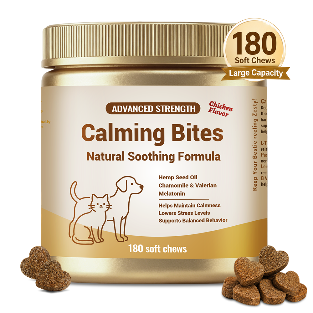 Calming Bites Soft Chews for Dogs and Cats, Chicken Flavor, 180 Count - Image 12