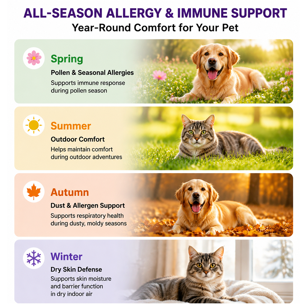 Allergy Support Soft Chews for Dogs and Cats, Chicken Flavor, 180 Count - Image 5