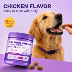 Calming Support Soft Chews for Dogs and Cats, Chicken Flavor, 180 Count