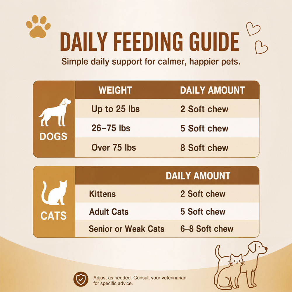 Calming Bites Soft Chews for Dogs and Cats, Chicken Flavor, 180 Count - Image 8