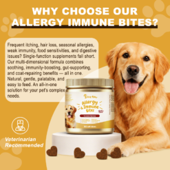 Allergy & Immune Support Soft Chews for Dogs and Cats, Chicken Flavor, 180 Count