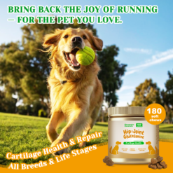 Hip & Joint Support Soft Chews for Dogs and Cats, Chicken Flavor, 180 Count