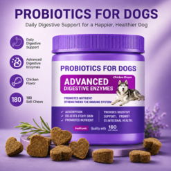 Probiotics for Dogs Soft Chews, Chicken Flavor, 180 Count