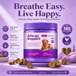 Allergy Support Soft Chews for Dogs and Cats, Chicken Flavor, 180 Count